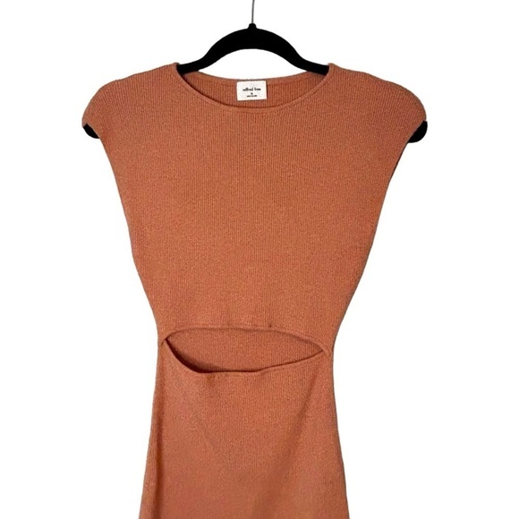 Aritzia Wilfred Free Cut-Out Knit Mini Dress- Knit cut-out mini dress - Picture 3 of 14